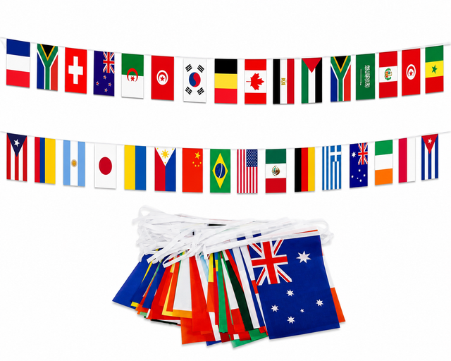 Country Flag Banner Set