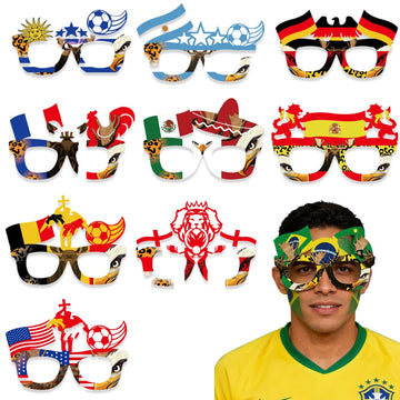 Country Flag Fan Glasses
