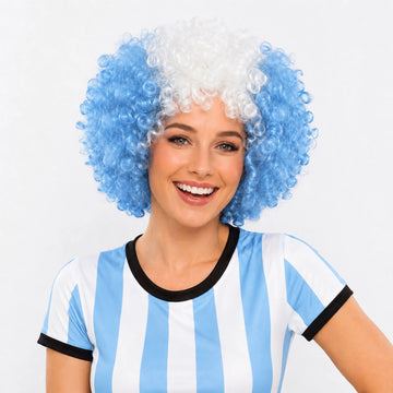 Country Flag Fan Wig