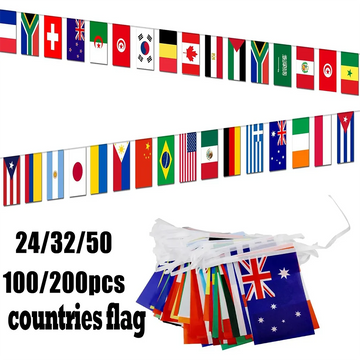 Country Flag Banner Set